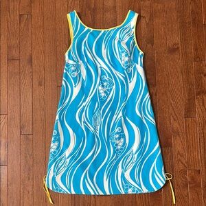 Lilly Pulitzer Blue and Yellow Dress
